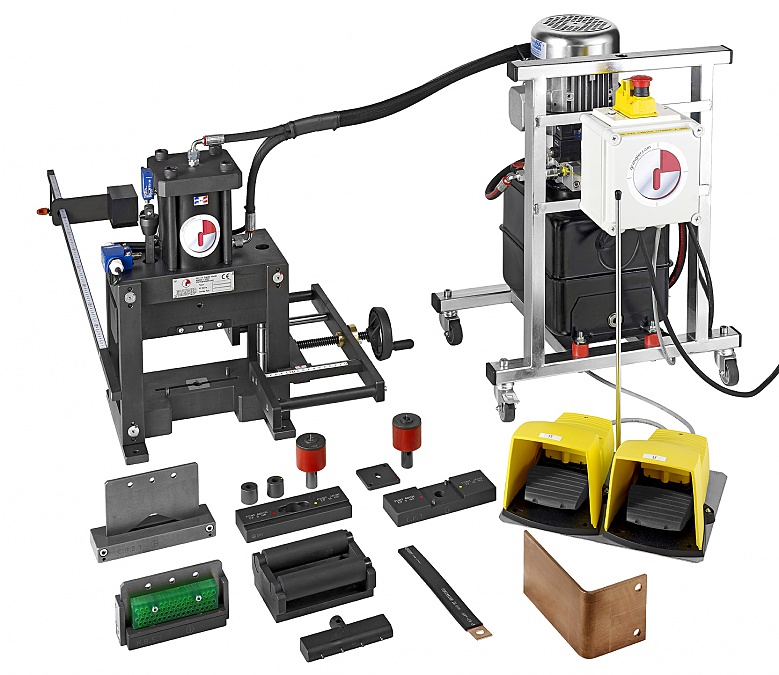 Gereedschap voor elektricien, schaar, pons, koperbuiger 125mm