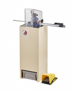 Pneumatische Din rail ponsschaar voor paneelbouwers, kabelmakers en elektriciens